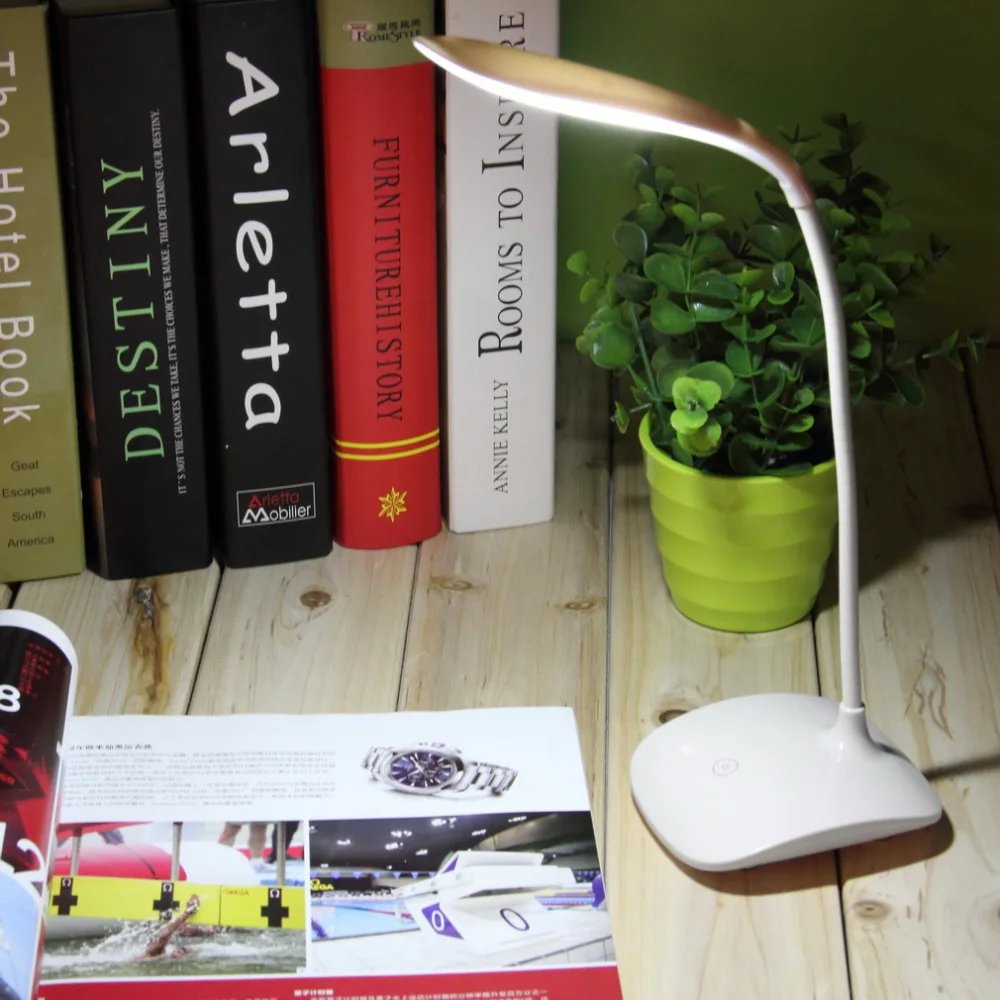 

LED Flexible Table Lamp Desk Lamps Light Adjustable USB Rechargeable Touch Sensor for Student Study Reading Eye Protection light