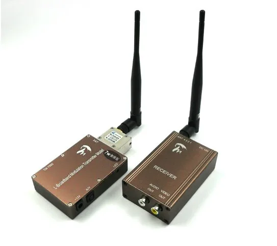 1.2g/1.3G Taiwan Version 7w FPV Long-distance Aerial Image Transmission Wireless Audio and Video Transmitter Receiver | Электроника