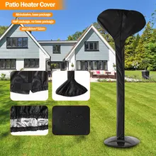

Waterproof Garden Patio Heater Cover Outside Anti-UV Standup Furniture All-Purpose Dust Covers Indoor Outdoor Heater Protector