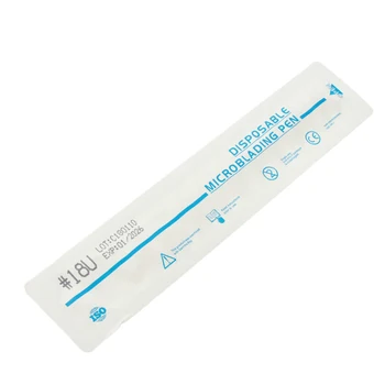 

1PCS Disposable 12Pin 18U Permanent Makeup Tattoo Eyebrow Manual Tattoo Microblading Pen Tattoo Needle Pen Makeup For Tool