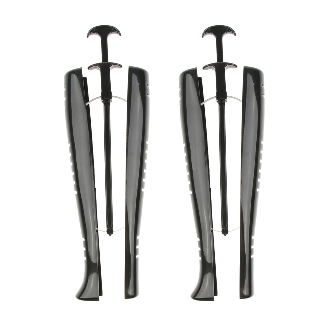 2pc Women Ladies Boot Shoe Stretcher Tree Shaper with Handle Automatic 2pc Women Ladies Boot Shoe Stretcher Tree Shaper with Handle Automatic