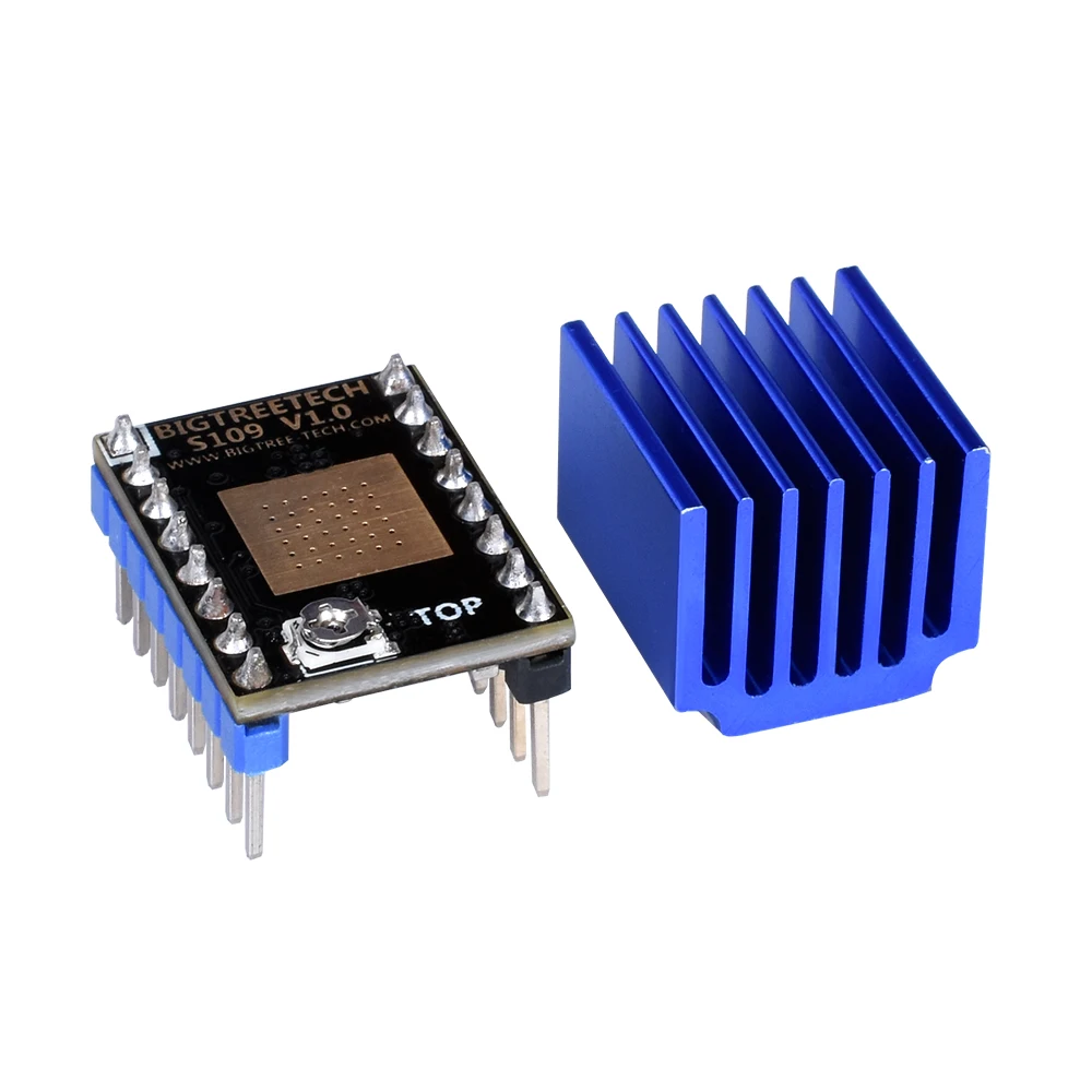 BIGTREETECH Stepstick S109 V1.0 Драйвер шагового двигателя с Heasink TB67S109 3D-принтер часть для SKR V1.3 3d принтер плата управления
