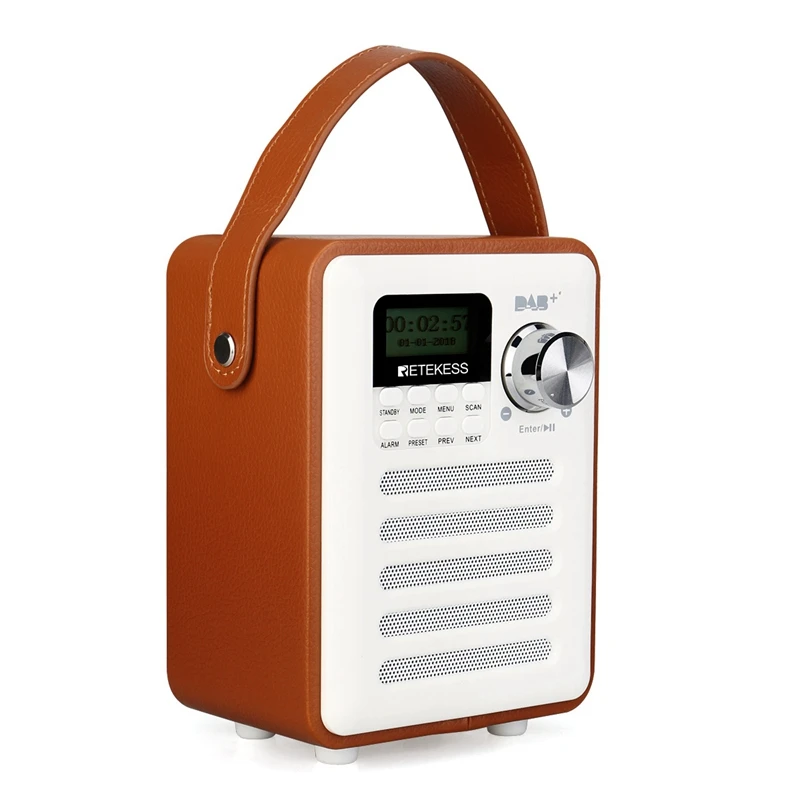 

Retekess TR401 Portable FM Radio DAB+/FM RDS Radio Pocket Digital DAB Receiver AUX/USB/TF Card MP3 Player