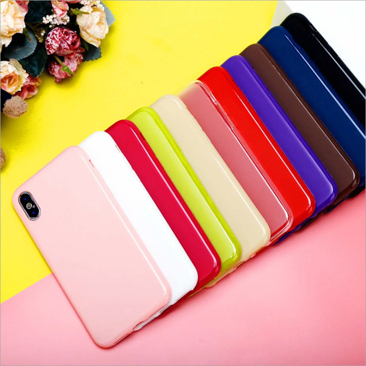 

Color Matte Candy TPU phone case for moto g5plus g5 g6plus g4 e4 e4plus/EU x4 z2 z3 e5 g6 g4 play g3 Soft Back Cover