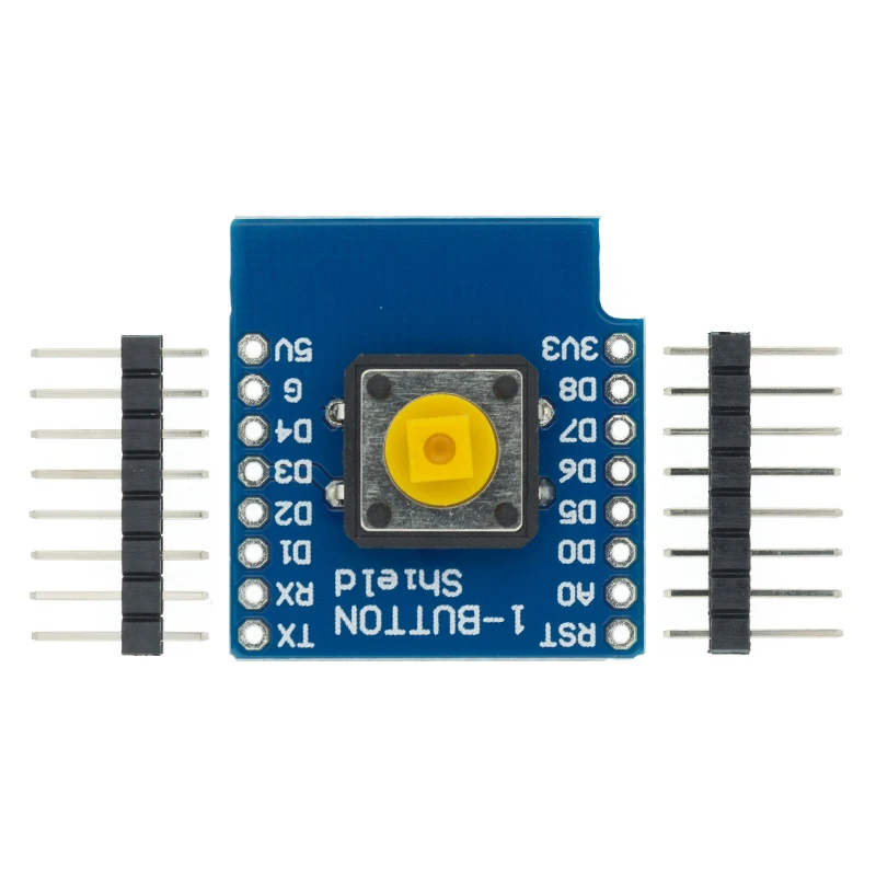 1 Piece One Button Shield For WeMos D1 Mini Wemos Diy Electronic PCB Board Module With Pin | Электронные компоненты и