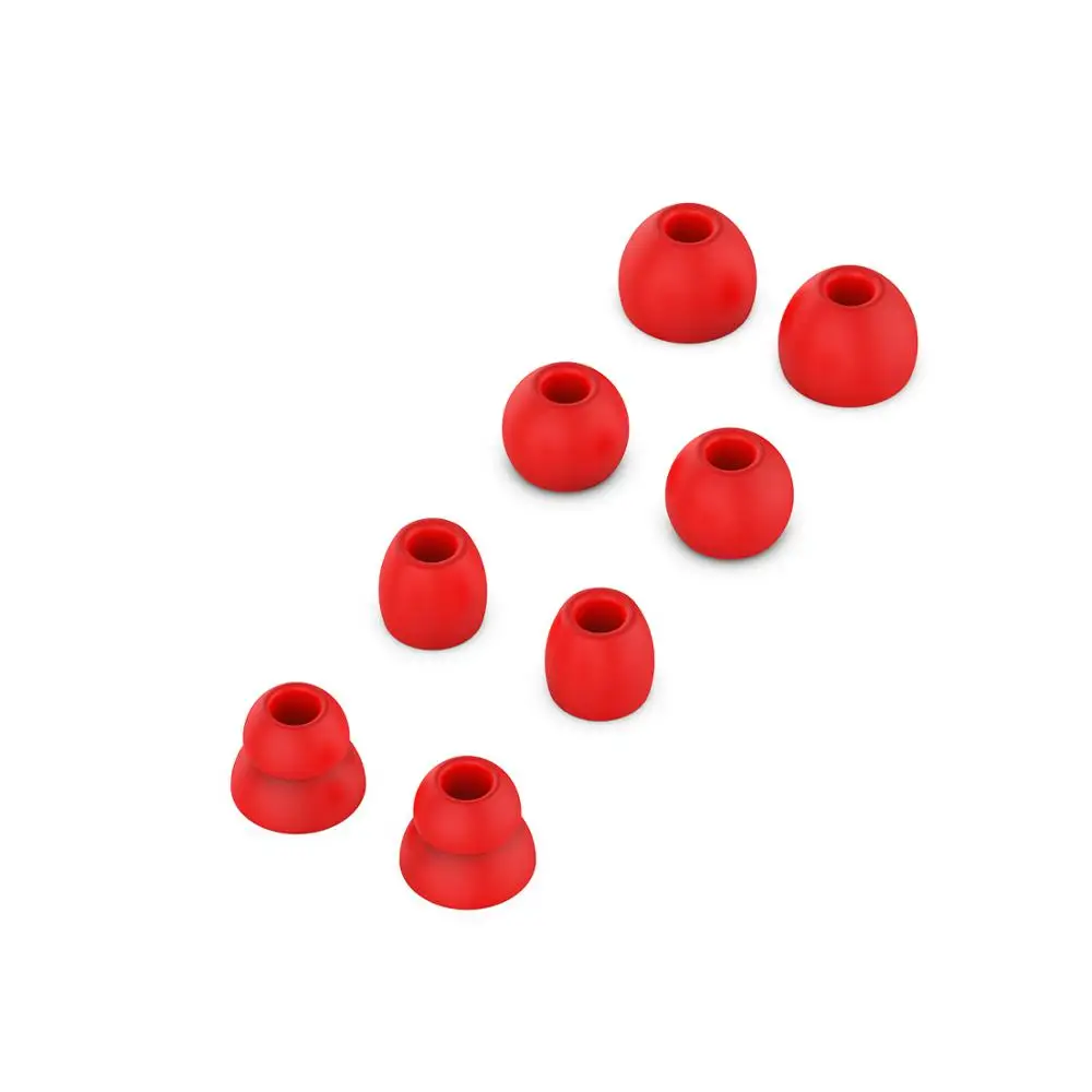 red earbuds FIFATA для Apple Beats Powerbeats Pro TPU чехол для наушников для Powerbeats Pro Беспроводная bluetooth-гарнитура Сменные беруши - Цвет: red earbuds