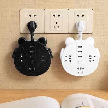 

Household multi-function plug converter USB charging socket row plug multi-hole power plug board wiring board plug-in board