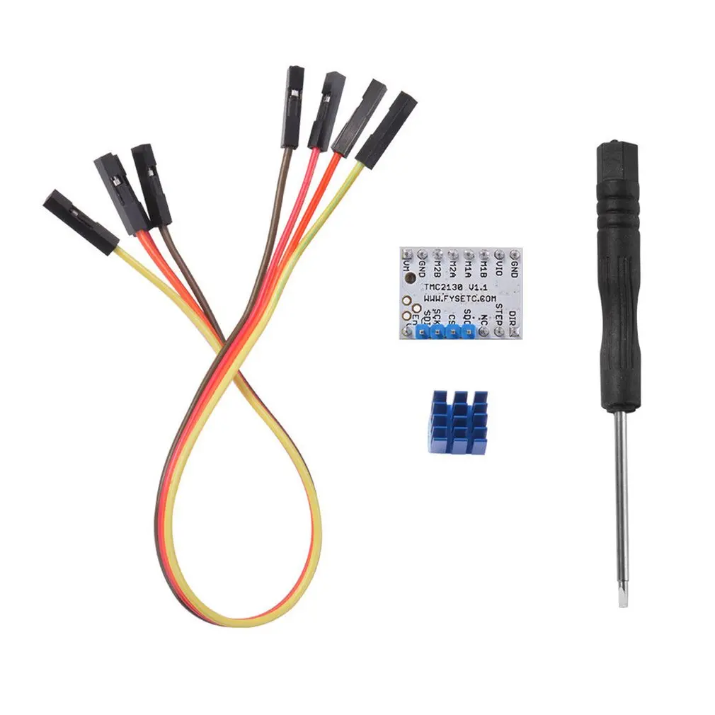 TMC2130 V1.1 Stepstick шаговый двигатель драйвер SPI+ радиатор для 3d принтера TE882