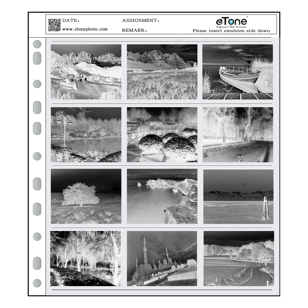 30 Feuilles De Rangement Archives Pour Pellicules 35mm – Sans Acide, Protection à Long Terme