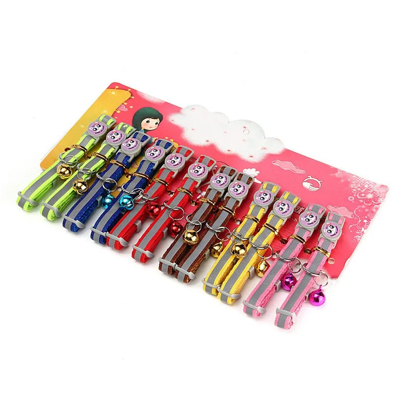 12Pcs Adjustable Buckle Dog Collar Cat Puppy Pet Supplies Cat Dog Accessories Small Dog Chihuahua