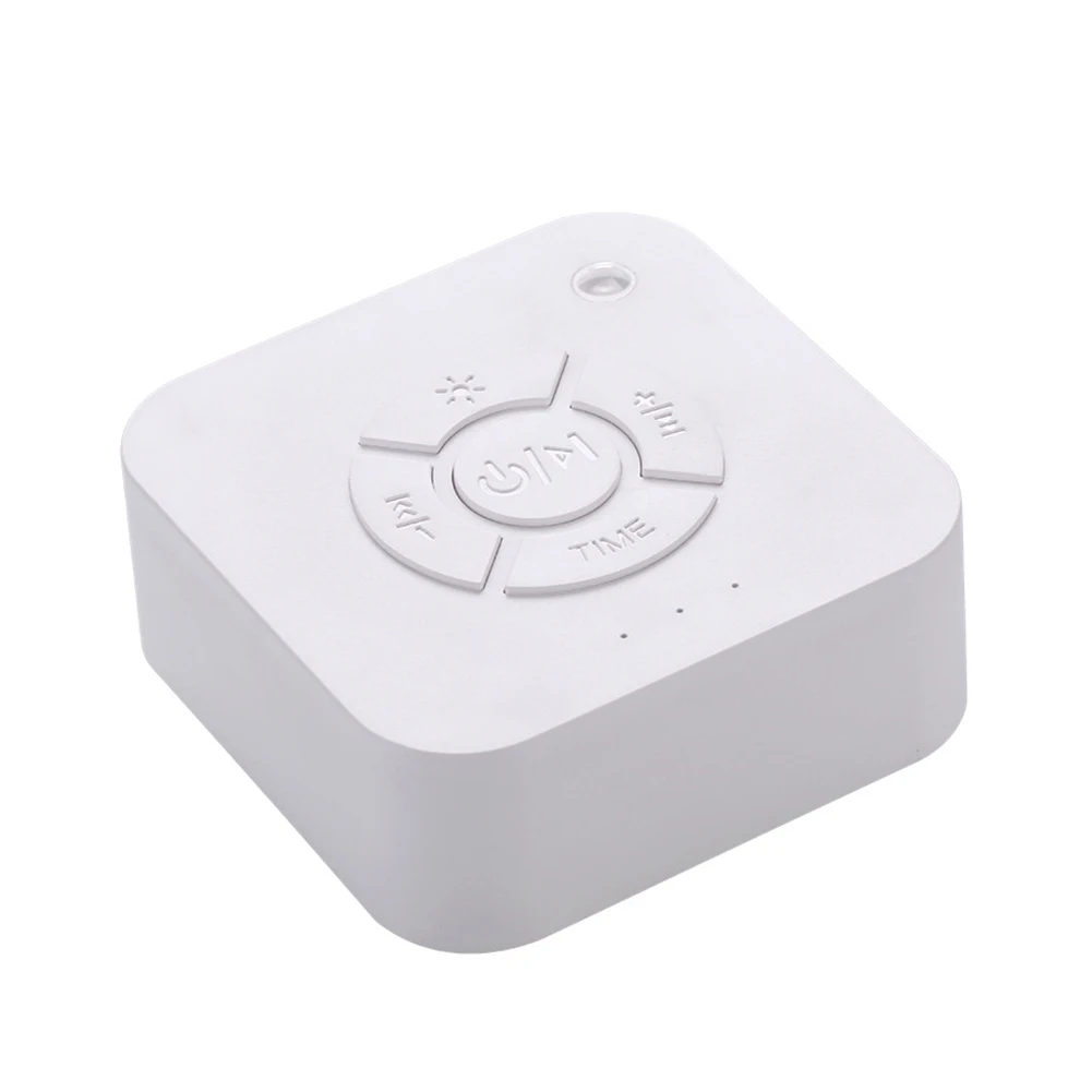 White Noise Music Aid Baby Timer Led Insomniac Relaxing Sounds Adults Home Breathing Light Mini USB Charging Sleep Machine