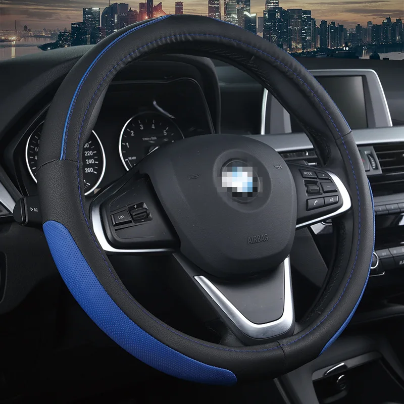 Car Supplies Car Steering Wheel Cover Grip Cover Four Seasons Universal Steering Wheel Set Car Decorations Wholesale