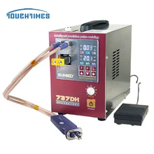 SUNKKO – Machine à souder par points à impulsion automatique, 737DH 4.3KW, soudage par points à retardement, batterie au Lithium 18650, avec stylo de soudage manuel