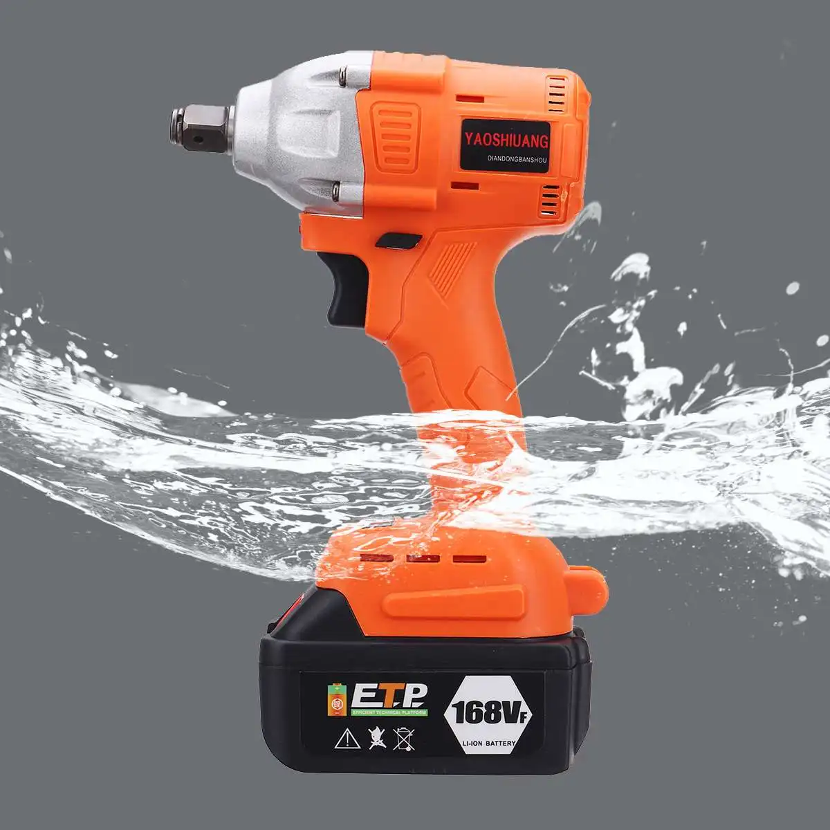 168VF 630NM 16800mAh 1/2'' Brushless Cordless Electric Impact Wrench Battery