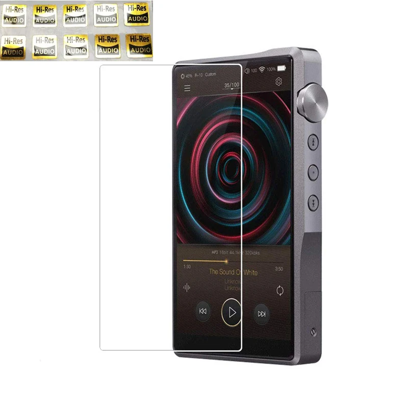 iBasso DX220 Screen Protector,9H Hardness Tempered Glass Screen Protector for iBasso DX220 with Anti-Fingerprint Bubble-Free Crystal Clear