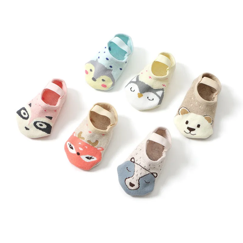 Cut Price Shoes Floor-Socks First-Walker Non-Slip Toddler Animal-Pattern Newborns Baby-Girls Boys 1zW9N70OB