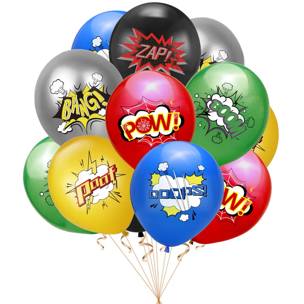 10 шт. супер герой Человек-паук Халк шар тема латексные воздушные шары на день