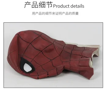 

Black Red Spider Man Far From Home Mask Cosplay Superhero Spiderman Latex Masks Helmet Peter Parker Halloween Costume Props