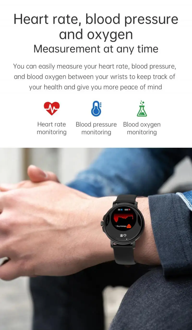Completo em Tempo Previsão do Tempo Atividade à Prova Monitor de Freqüência Relógio Inteligente Feminino Toque Real Dwaterproof Água Rastreador Cardíaca Esportes Masculino Smartver 3 real previsão do tempo atividade à prova