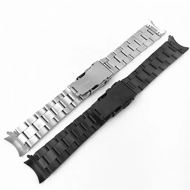 Браслет из нержавеющей стали для наручных часов Seiko SKX007 SKX009 SKX011 сменный изогнутый
