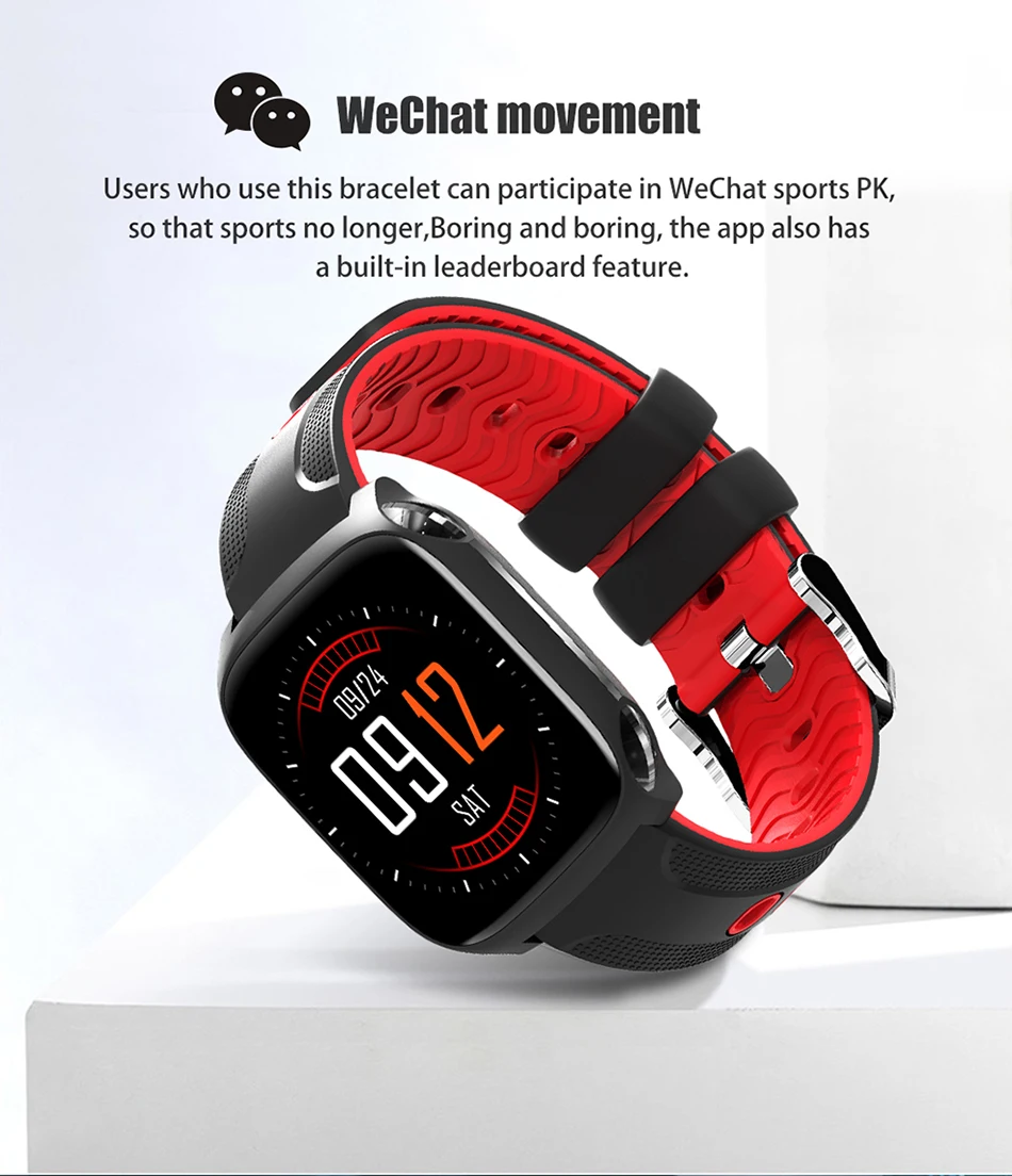 Nennbo Smart Bluetooth Watch Touch Color Screen sensory clock Dynamic Heart Rate Blood Pressure Pedometer Sport Smartwatch QW12