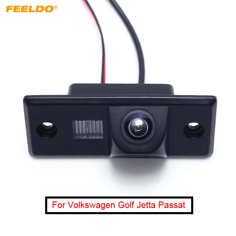 FEELDO 1 шт. для Volkswagen Golf Jetta Passat поло Touareg Skoda Fabia автомобиля обратный заднего вида Камера парковка Камера # FD-1139