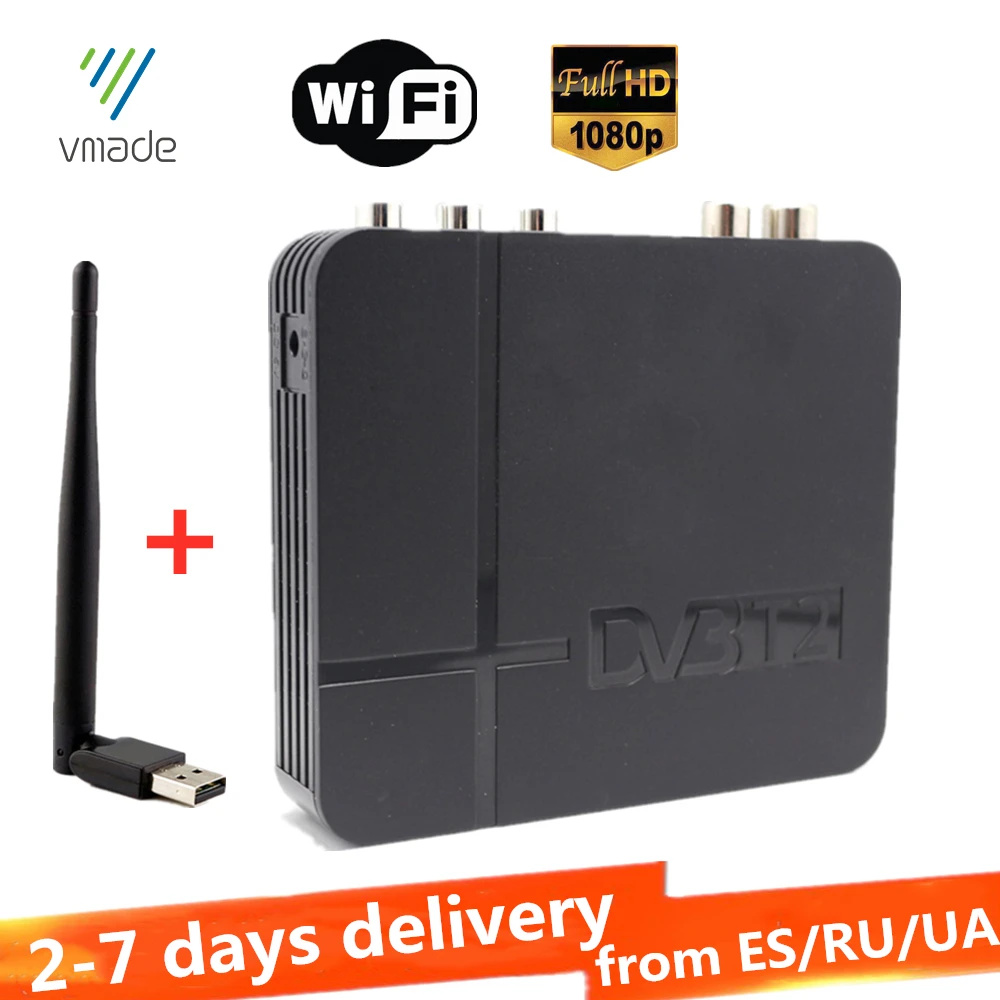 Горячая продажа Европейский DVB T2 ТВ тюнер FULL HD h.264 K2 наземный приемник коробка