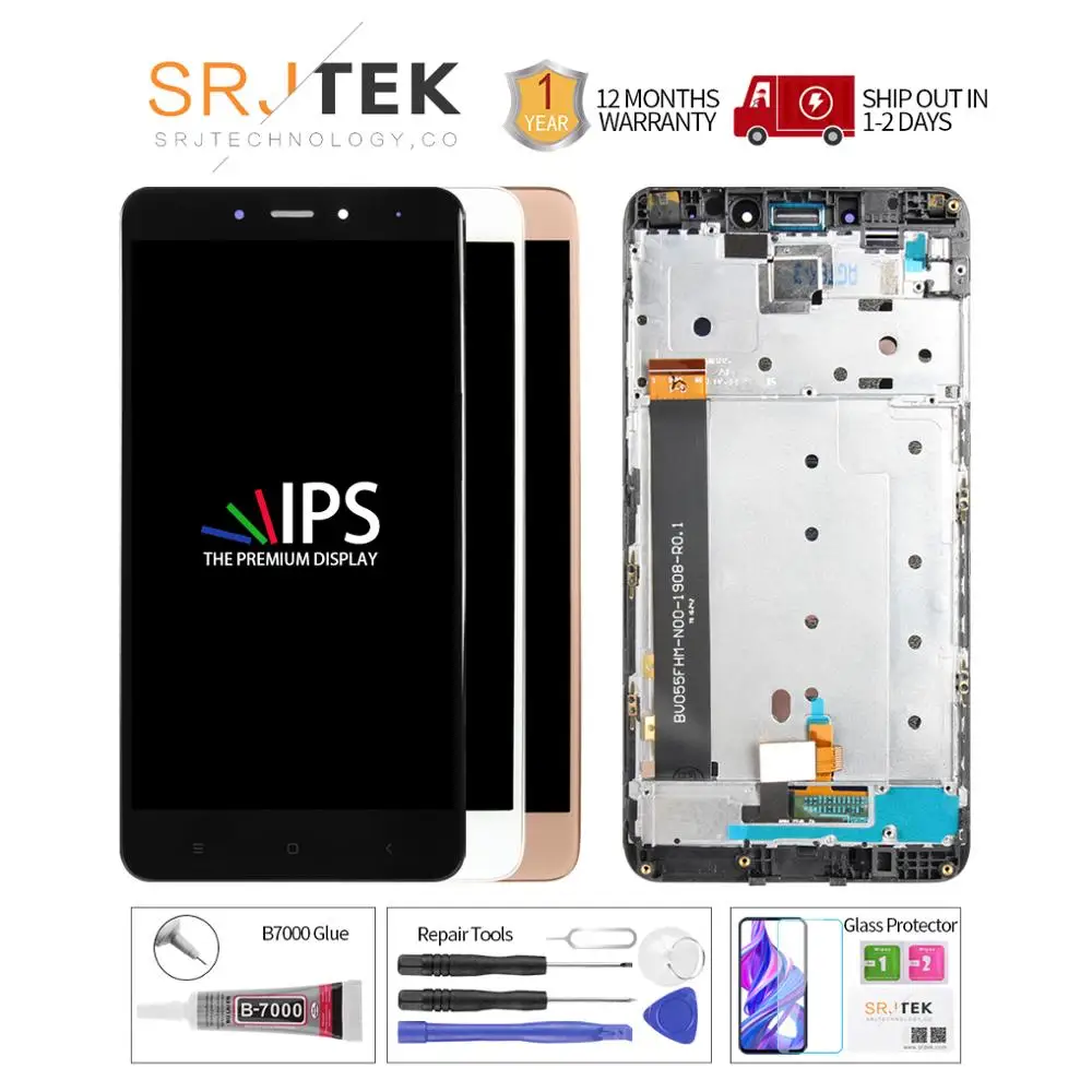 Дешево MTK Helio X20 для Xiaomi Redmi Note 4 ЖК дисплей сенсорный экран дигитайзер с рамкой Note4 Note 4G 5,5 ips font b lcd b font