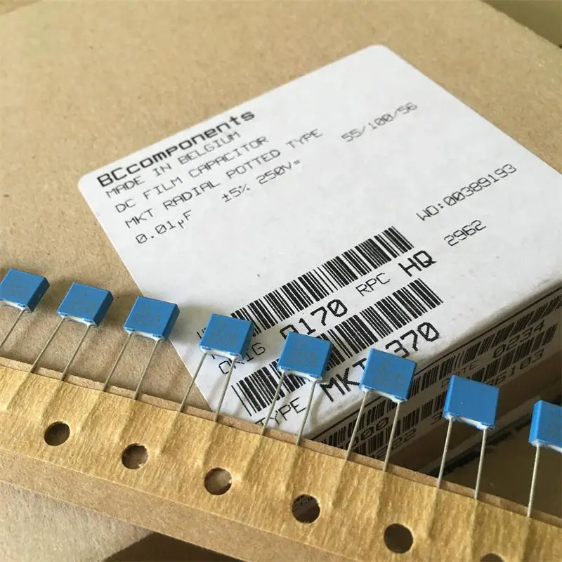 Импортный конденсатор Электронный BC 0.01uf250v 103 10nf P-5 febrile разделение частоты муфта пленочный конденсатор