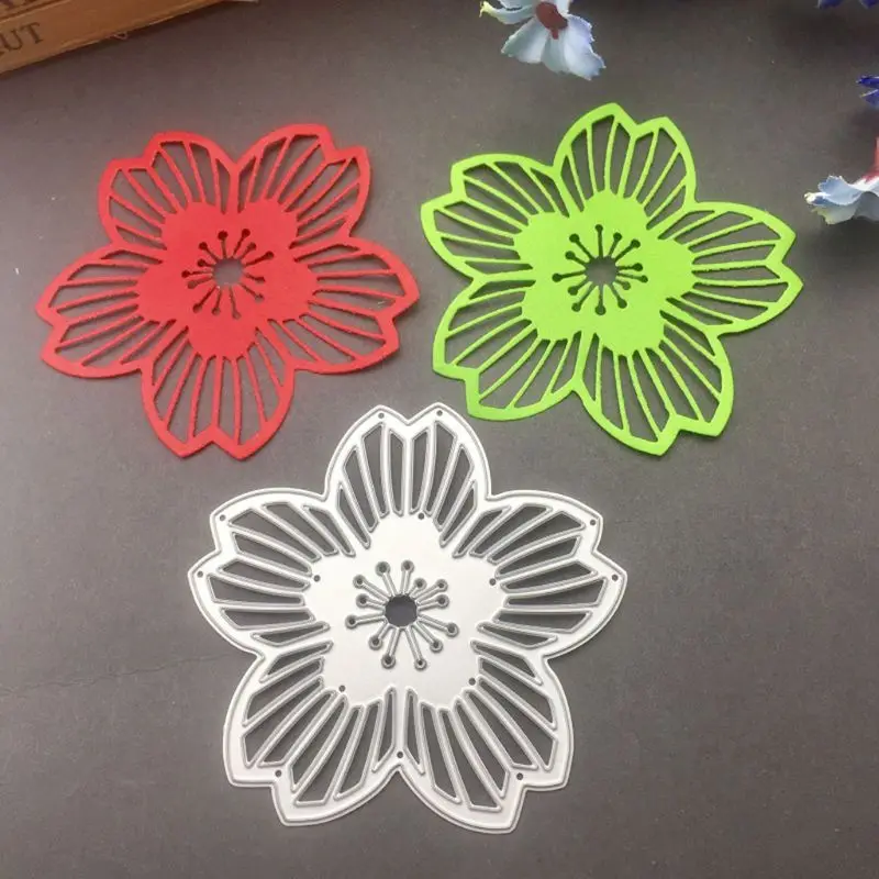 

Lotus Metal Cutting Dies Stencil DIY Scrapbooking Album Stamp Paper Card Embossing Decor Craft