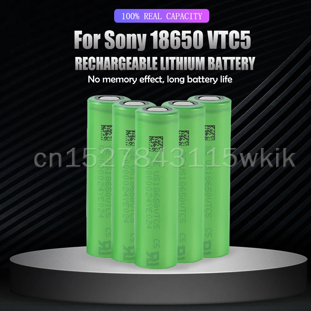 充電式リチウムイオン電池,18650および3.6V,2600mAh,vtc5,1〜10ユニット,|交換電池| AliExpress