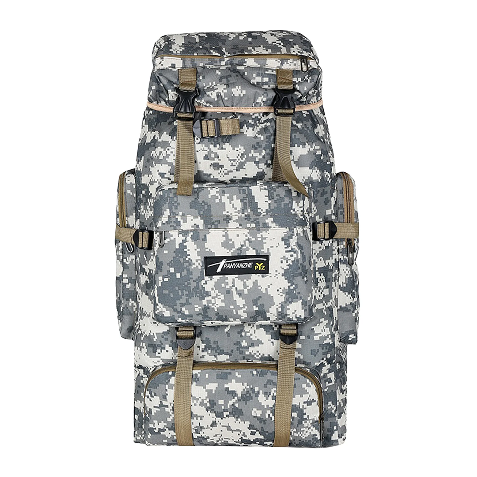 Deluxe Outdoor Backpack Hiking 70L Rucksack Solid Day Pack Trekking Outdoors Adventure Knapsack Extra Large Travel Suitcase