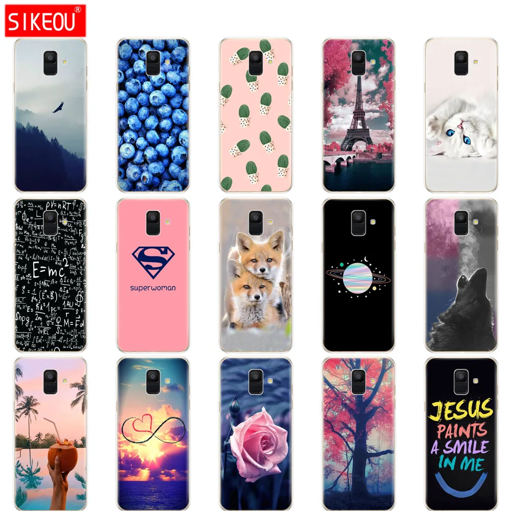 

Silicone Case For Samsung Galaxy A6 2018 case SM A600 A600F Soft Tpu Cover For Samsung A6 Plus 2018 cover A605 A605F shell funda