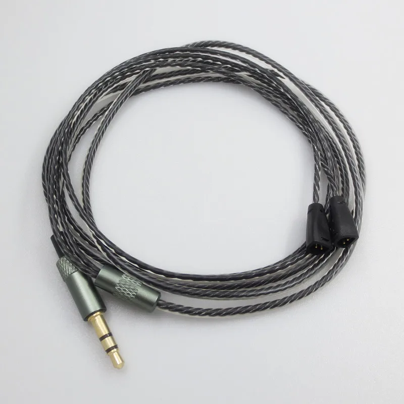 Сменный аудиокабель для наушников Sennheiser IE8I IE80 IE80S, шнур для подключения гарнитуры, красный, синий, черный, 23 AugT0