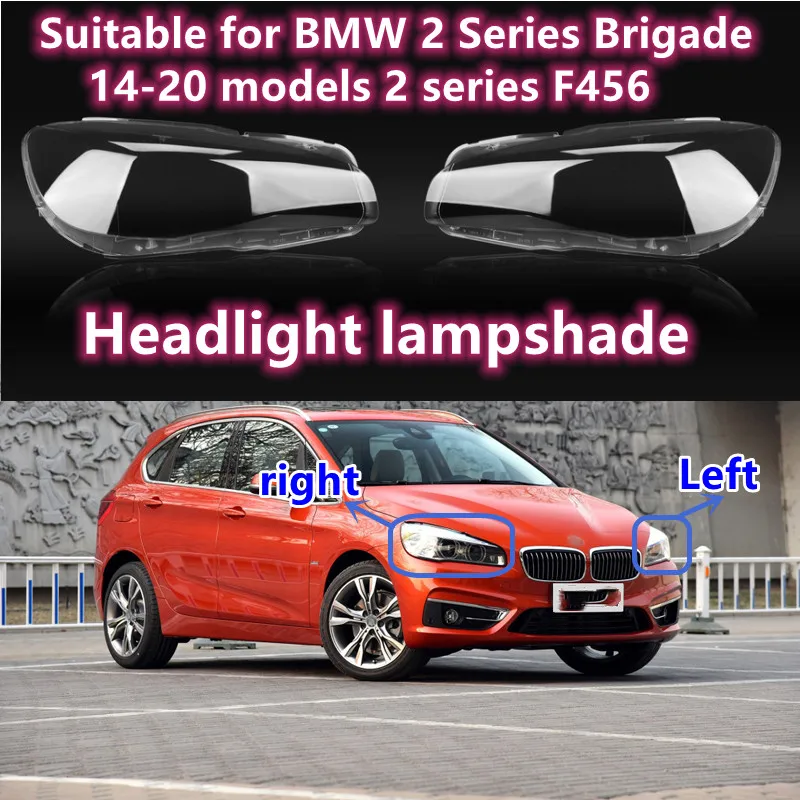

Подходит для BMW 2 Series дорожный передний навес для фар 14-20 2 серии F456 навес для фар лампа оболочка для поверхности лампы