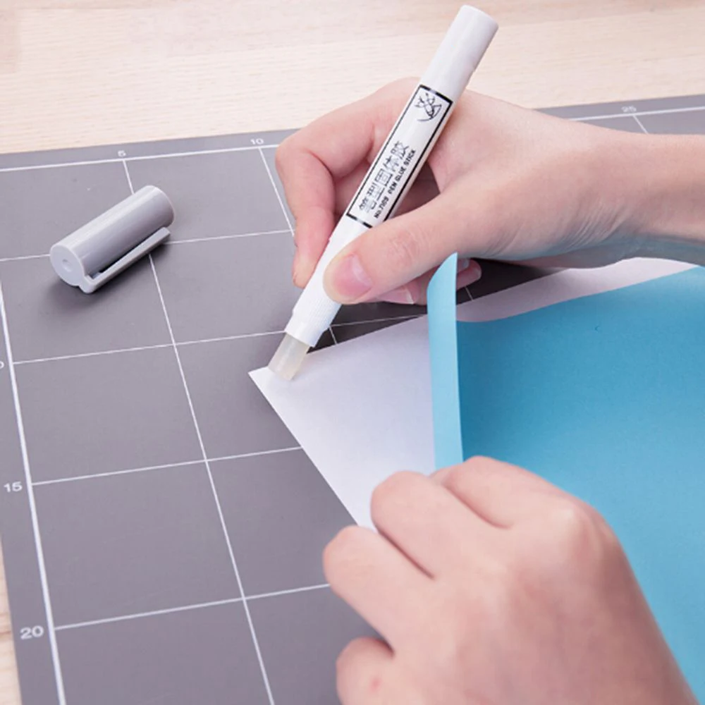 Горячая Распродажа в форме ручки точильный камень клей карандаш комплект с