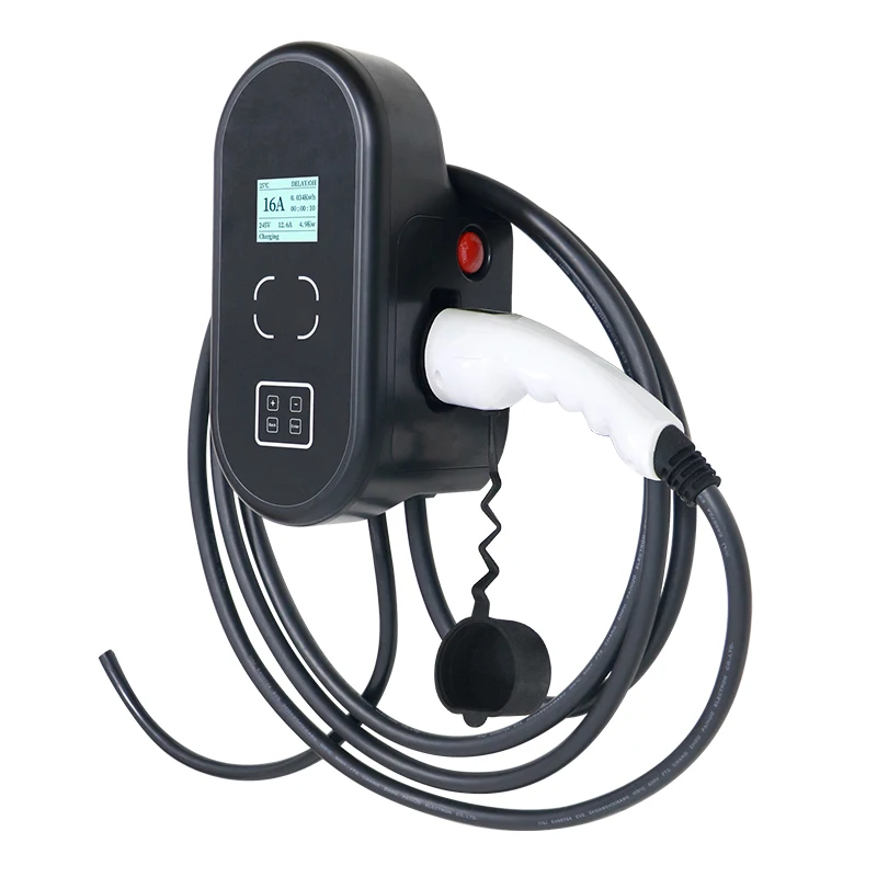 

16A 11KW 3Phase EVSE Wallbox Version Wall Mount Wifi EV Charger Electric Vehicle Charging Station With Type 2 Cable IEC 62196-2