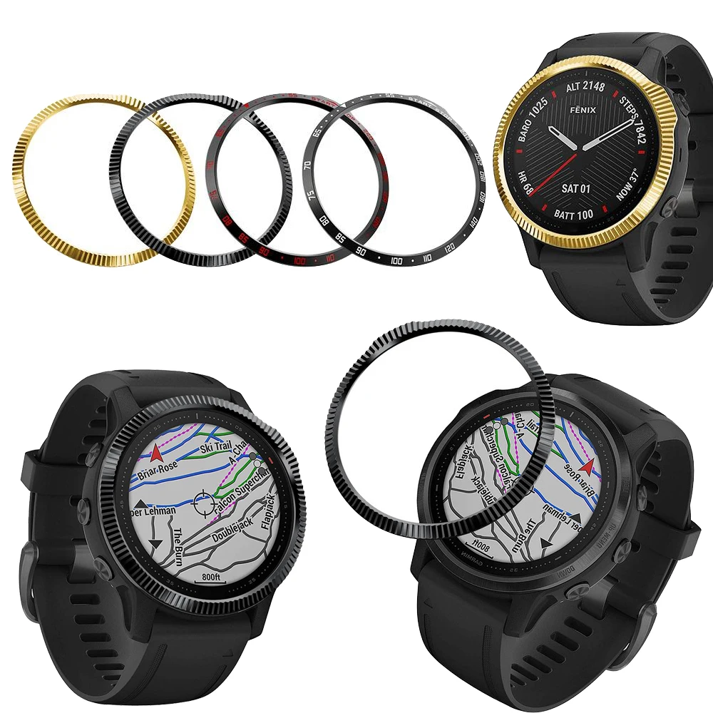 Новое металлическое защитное кольцо против царапин для наручных часов Garmin Fenix