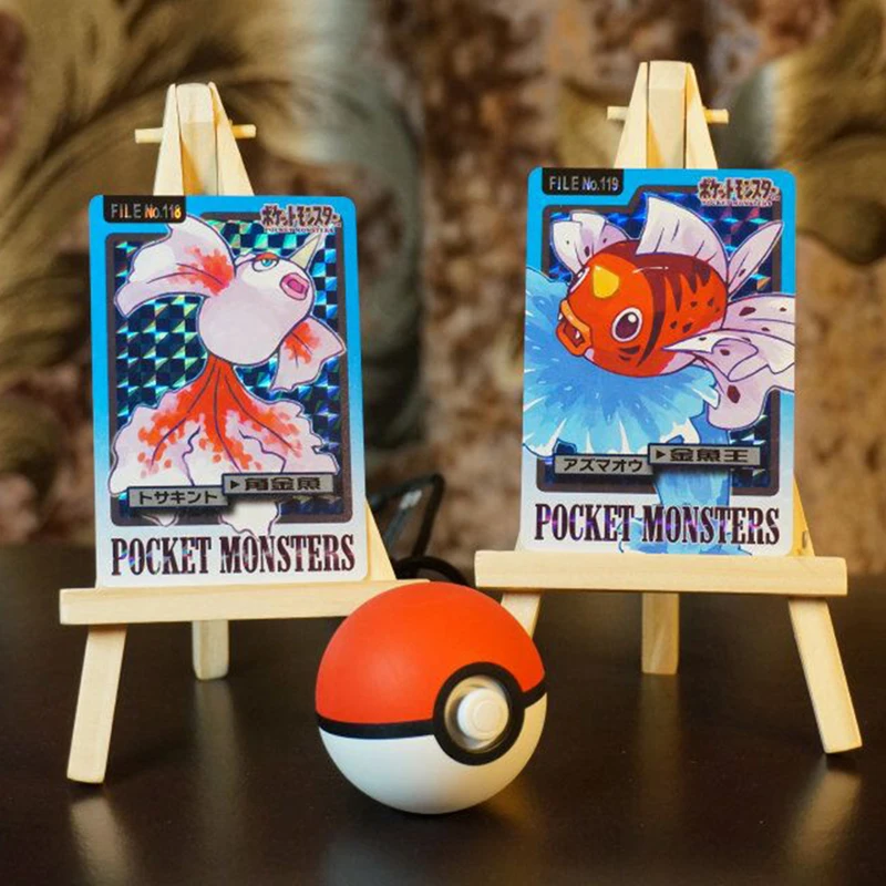 Ultra Rare 45PCS Pokemon Go Flash Card NS Skill Set Flash Card Square Flashing Gauze Flash Collection Gift Kids Toys