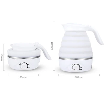 

Travel Foldable Electric Kettle Fast Water Boiling Food Grade Silicone Boil Dry Protection THJ99
