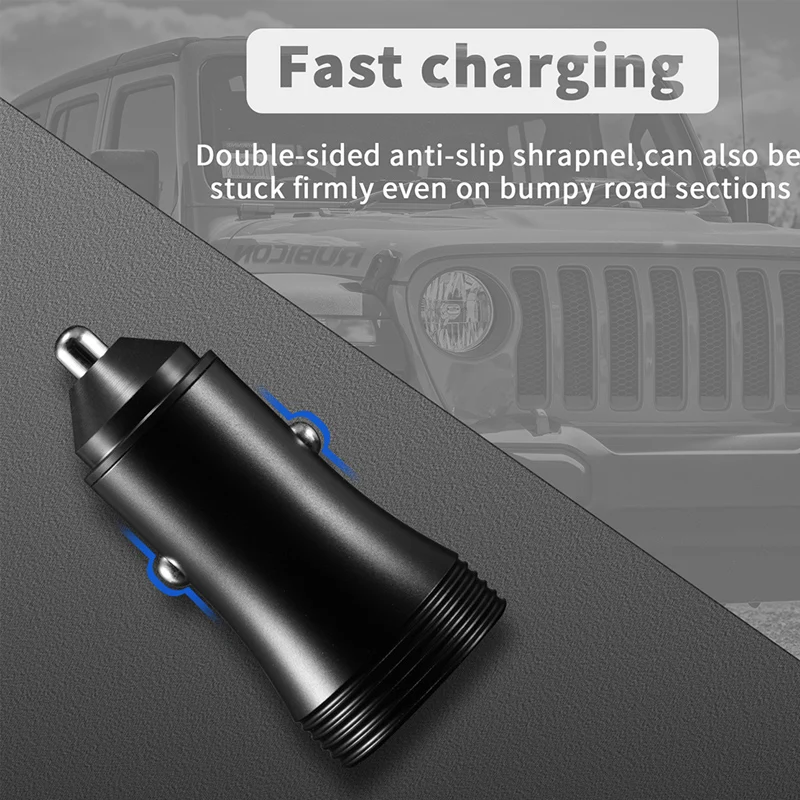 Универсальное автомобильное зарядное устройство Quick Charge 3,0 для мобильного телефона, двойное автомобильное зарядное устройство Usb Qualcomm Qc 3,0, адаптер быстрой зарядки Mini Usb для автомобиля