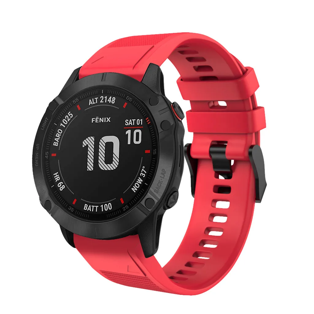 Силиконовый ремешок для часов с быстросъемным ремешком для Garmin Fenix 6X/Fenix 6XPro