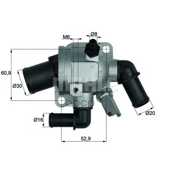 Ti 173 88_термостат! Fiat Doblo/Idea, Opel Corsa/Astra 1.3d/Cdti 05 Mahle/Knecht Ti17388 Mahle/Knecht арт. TI17388