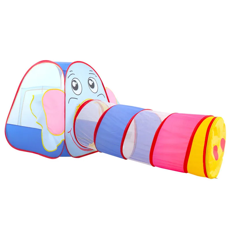 Children-Cartoon-Elephant-Ocean-Ball-Wave-Pool-Baby-Play-House-Sunlight-Tunnel-Toys-Foldable-Tent-For (3)