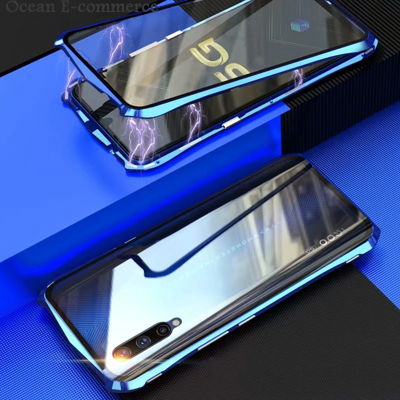 Роскошный Алюминиевый металлический чехол с Бэтменом для Vivo Iqoo Pro 5g, тонкий жесткий чехол из закаленного стекла на магните для Vivo Iqoo Pro