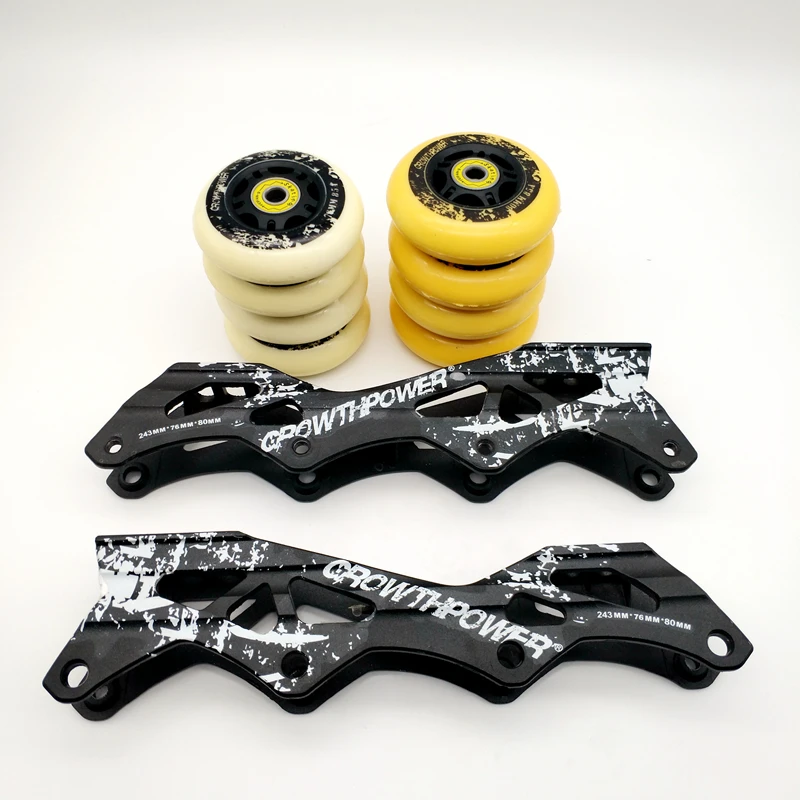 Рама роликовых коньков 243 мм роликовая рамка со оси колеса|roller skate frame|skate frameframe |