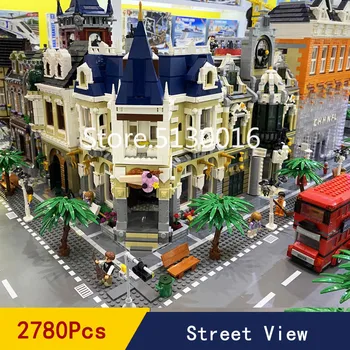 

Creator Cafe Corner Street View Building Blocks Bricks 15001 15002 15003 15004 15006 15008 15009 15010 15011 84002 84005 84010