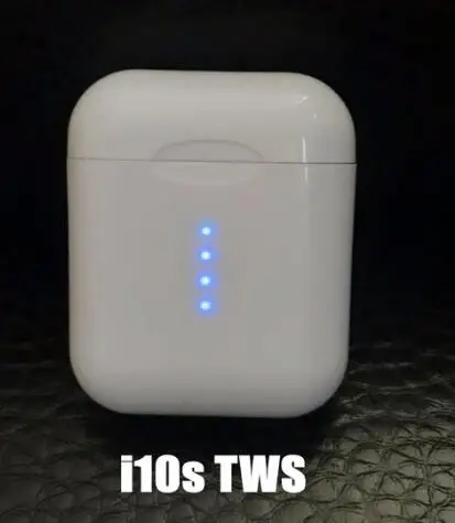 I10 I10S TWS Bluetooth 5,0 гарнитура Поддержка беспроводной зарядки наушники сенсорное управление наушники pk i20 i30 i80 i90 i100 - Цвет: i10s tws