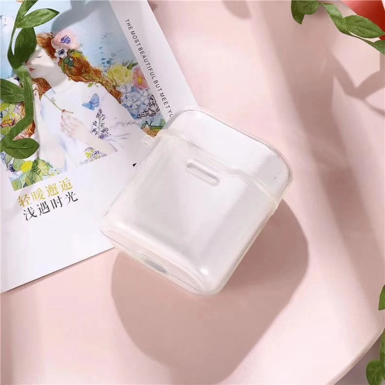 A3 Для Xiaomi AirDots Pro Чехол прозрачный градиентного цвета защитный чехол для наушников для Xiaomi Air Dots Pro силиконовый прозрачный Чехол - Цвет: A3