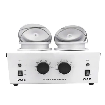 

ABVP Double Depilatory Wax Heater Melting Machine Paraffine Warmer Spa Epilator Hair Removal Tool Eu Plug
